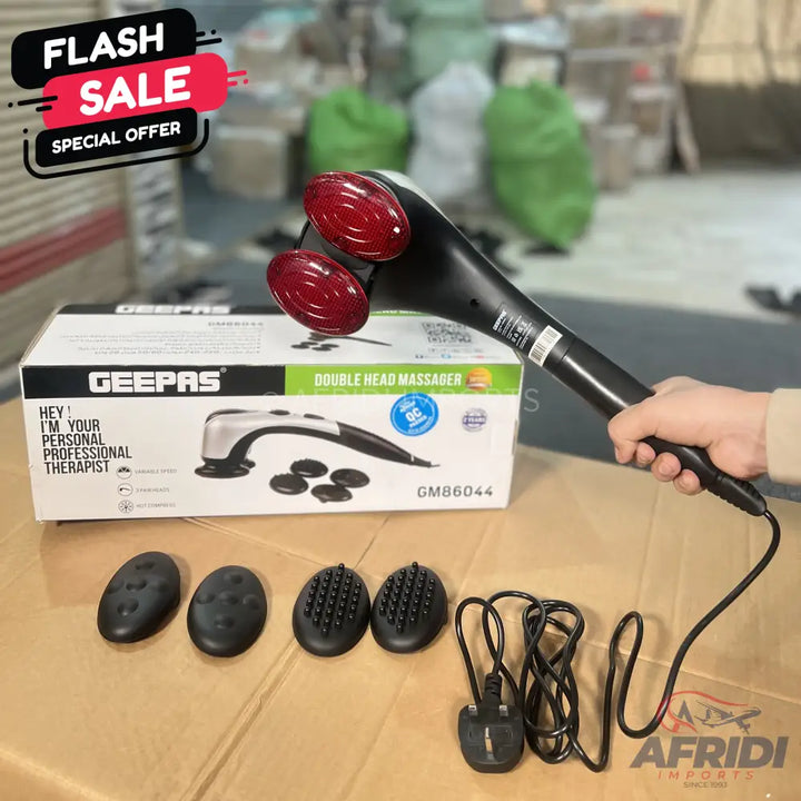 Geepas Double Head Massager GM86044 || Original Product + 2 Year Local Warranty