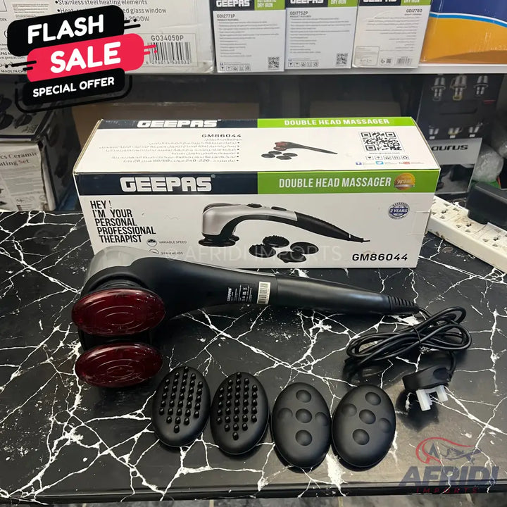 Geepas Double Head Massager GM86044 || Original Product + 2 Year Local Warranty