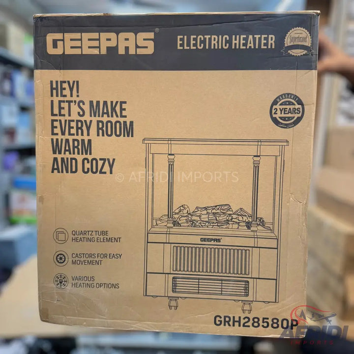 Geepas Electric Flame Simulation Heater - GRH28580P