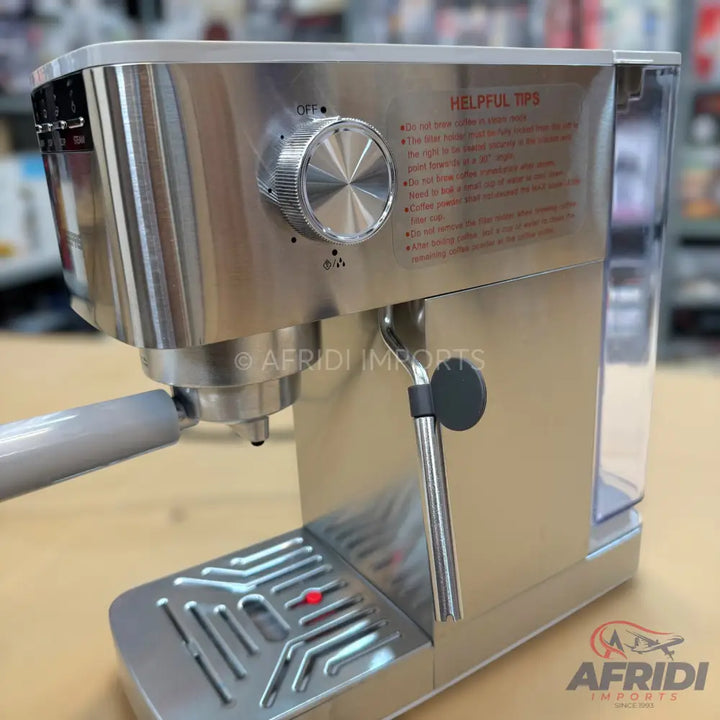 Geepas Espresso & Cappuccino Coffee Maker || Original Product + 2 Year Local Warranty