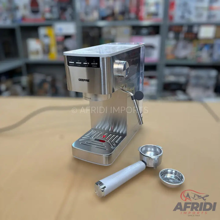 Geepas Espresso & Cappuccino Coffee Maker || Original Product + 2 Year Local Warranty