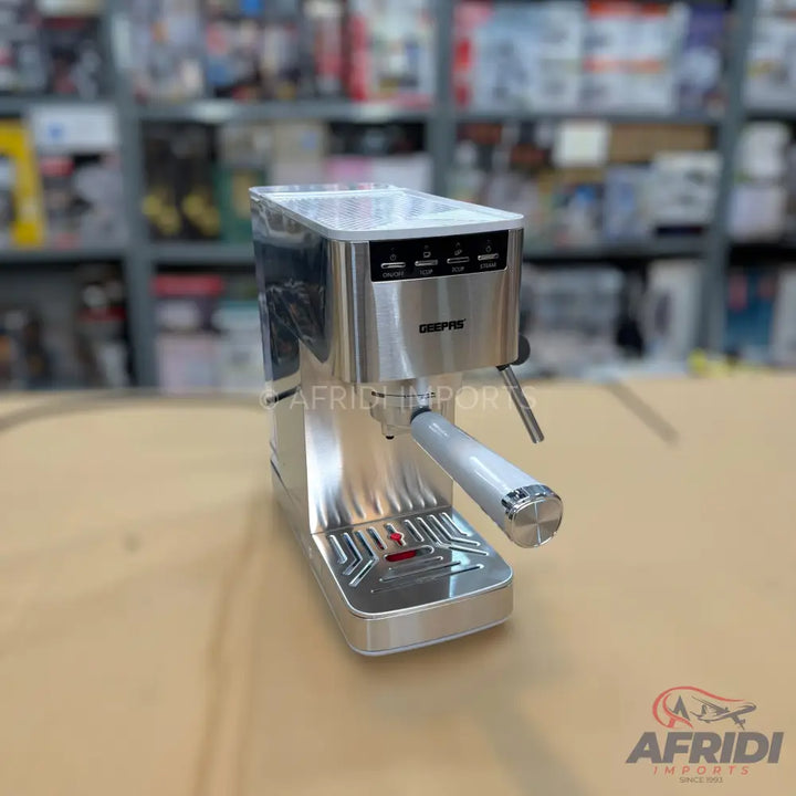Geepas Espresso & Cappuccino Coffee Maker || Original Product + 2 Year Local Warranty