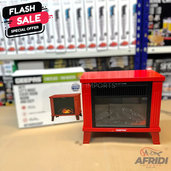 Geepas Fireplace Fan Heater GFH9556P || Original Product + 2 Year Local Warranty