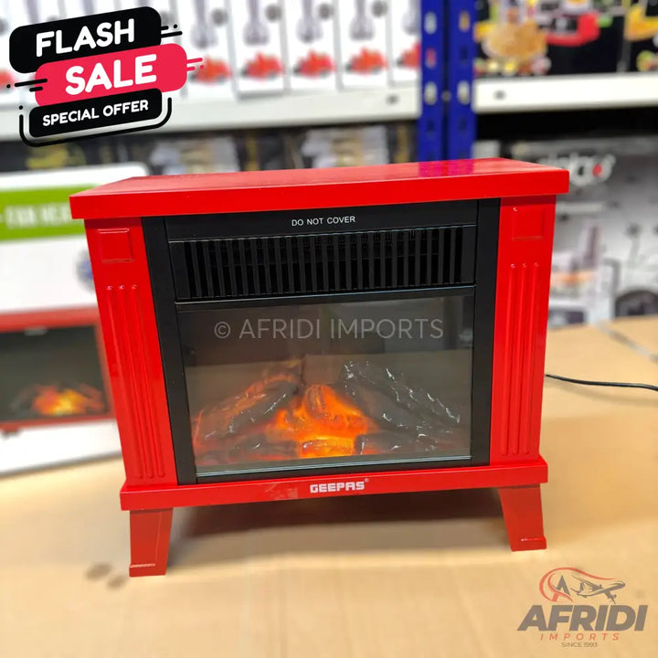 Geepas Fireplace Fan Heater GFH9556P || Original Product + 2 Year Local Warranty