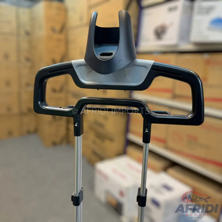 Adjustable garment steamer with a hanger and a hook.