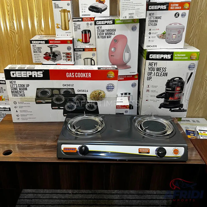 Geepas Gas Cooker GK5614 & GK5612 || Original Product + 2 Year Local Warranty GK5614