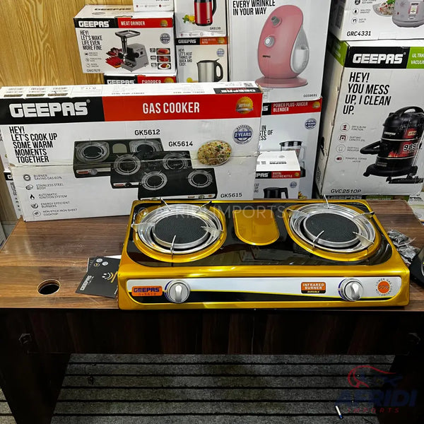 Geepas Gas Cooker GK5614 & GK5612 || Original Product + 2 Year Local Warranty GK5612