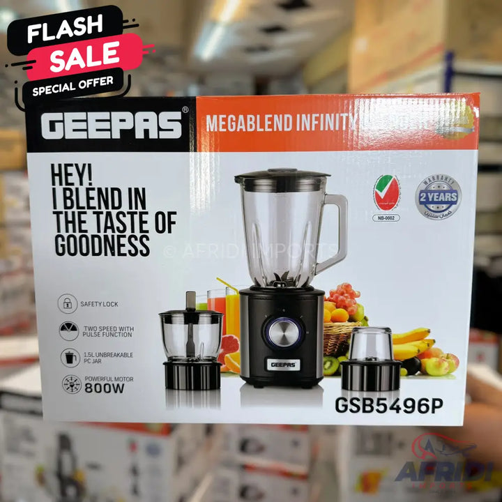 Geepas Megablend Infinity Blender || Original Product + 2 Year Local Warranty