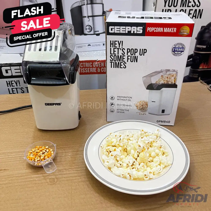 Geepas Mini Popcorn Maker GPM840 || Original Product + 2 Year Local Warranty