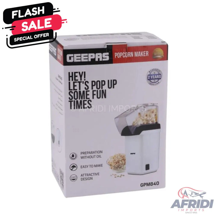 Geepas Mini Popcorn Maker GPM840 || Original Product + 2 Year Local Warranty