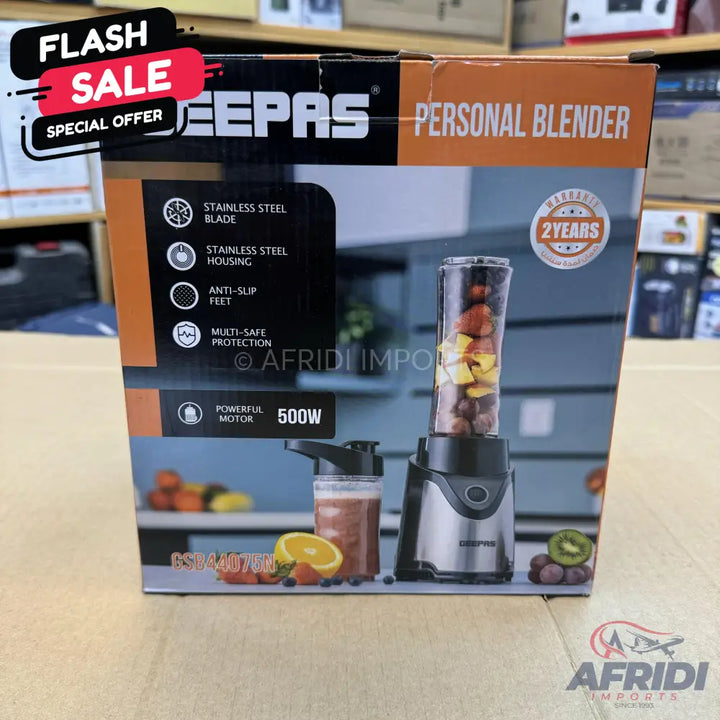 Geepas Personal Blender GSB44075N || Original Product + 2 Year Local Warranty