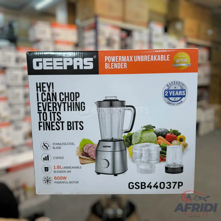 Geepas Powermax Unbreakable Blender || Original Product + 2 Year Local Warranty