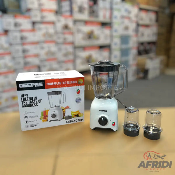 Geepas Powerplus ECO Blender || Original Product + 2 Year Local Warranty