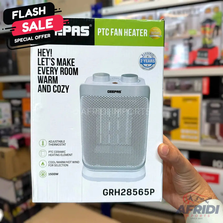 Geepas PTC Fan Heater 65P || Original Product + 2 Year Local Warranty