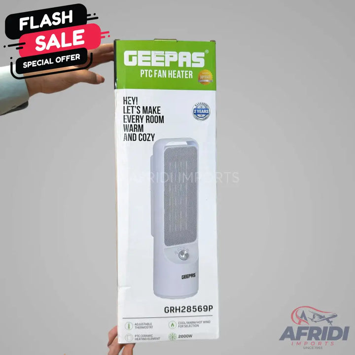 Geepas PTC Fan Heater 69P || Original Product + 2 Year Local Warranty