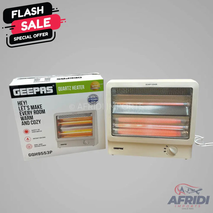 Geepas Quartz Heater GQH9553P || Original Product + 2 Year Local Warranty