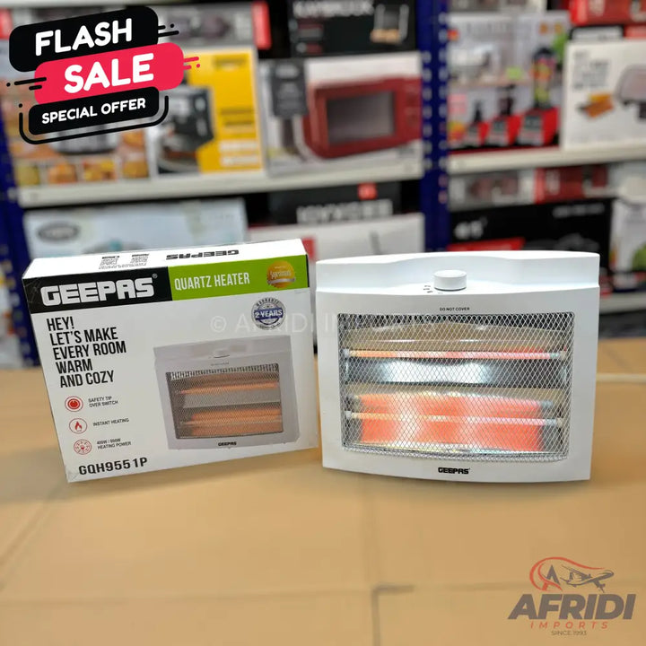 Geepas Quartz Heater || Original Product + 2 Year Local Warranty