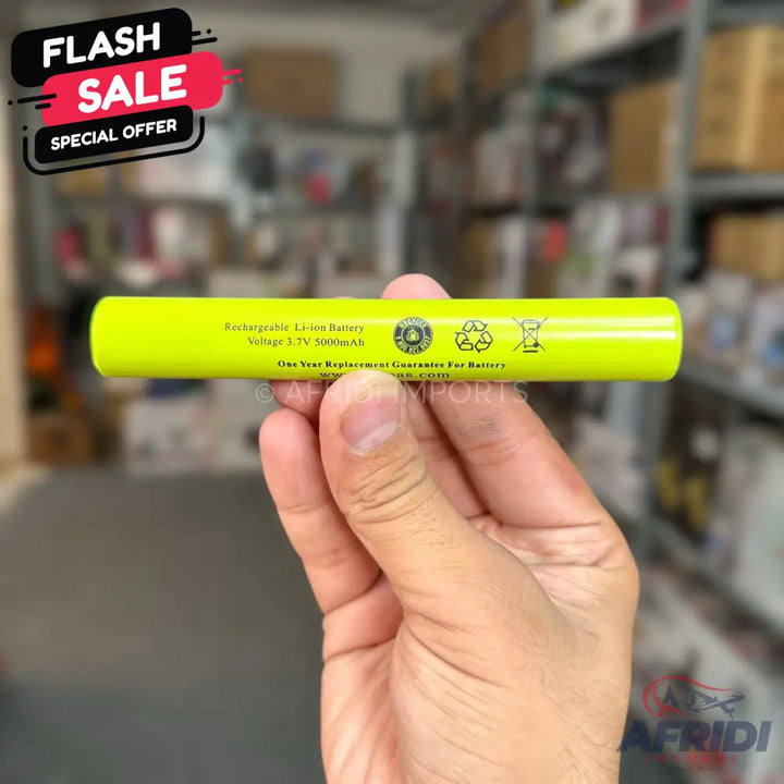 Geepas Rechargeable LED Flashlight GFL3803N || Original Product + 2 Year Local Warranty