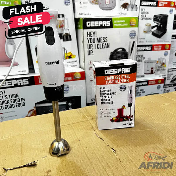 Geepas Stainless Steel Hand Blender GHB5382 || Original Product + 2 Year Local Warranty