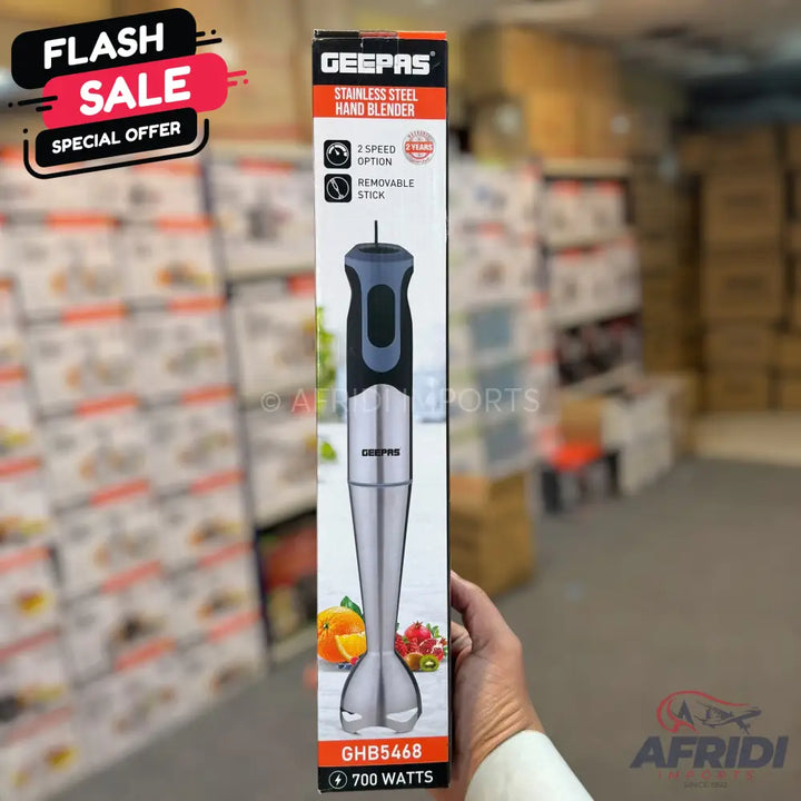 Geepas Stainless Steel Hand Blender || Original Product + 2 Year Local Warranty