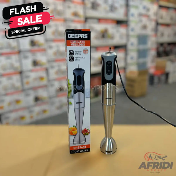 Geepas Stainless Steel Hand Blender || Original Product + 2 Year Local Warranty
