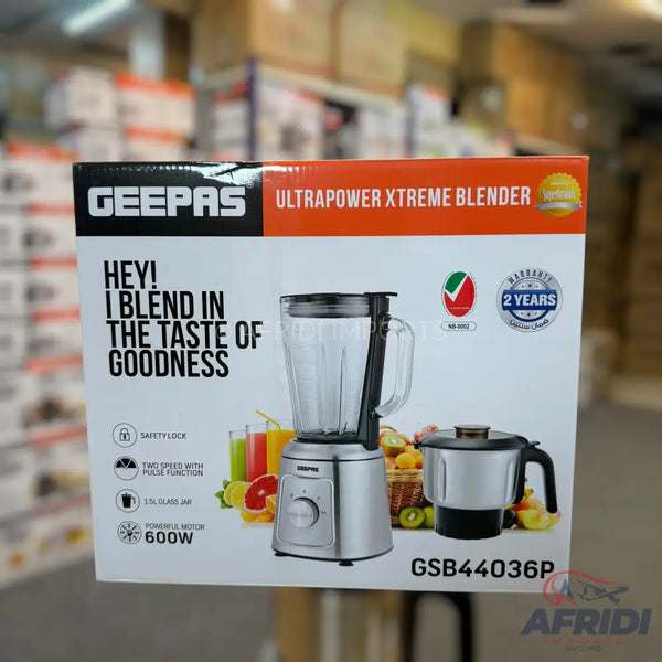 Geepas UltraPower Xtreme Blender || Original Product + 2 Year Local Warranty