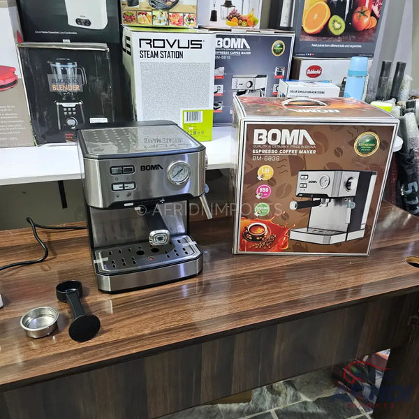 German Lot Imported Boma Espresso Maker with Pressure Meter