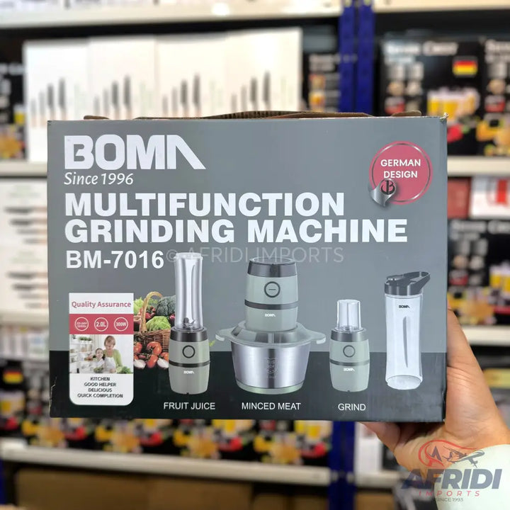 A multifunction grinding machine with German design for fruit juice, minced meat, and grinding.