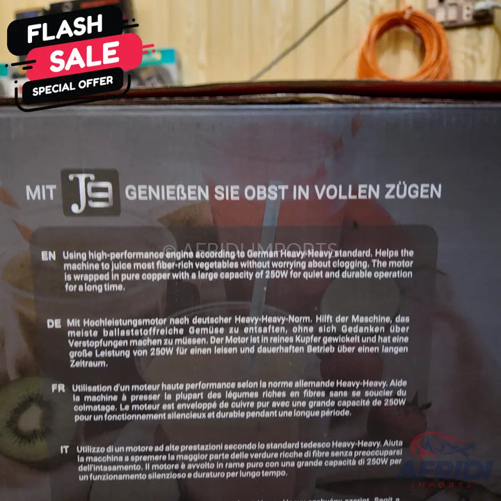 German Lot Imported Kalpen J9 Slow Juicer