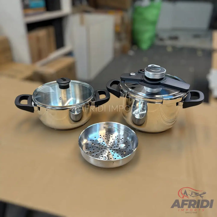 German Lot Imported Royal King 2-in-1 Pressure Cooker