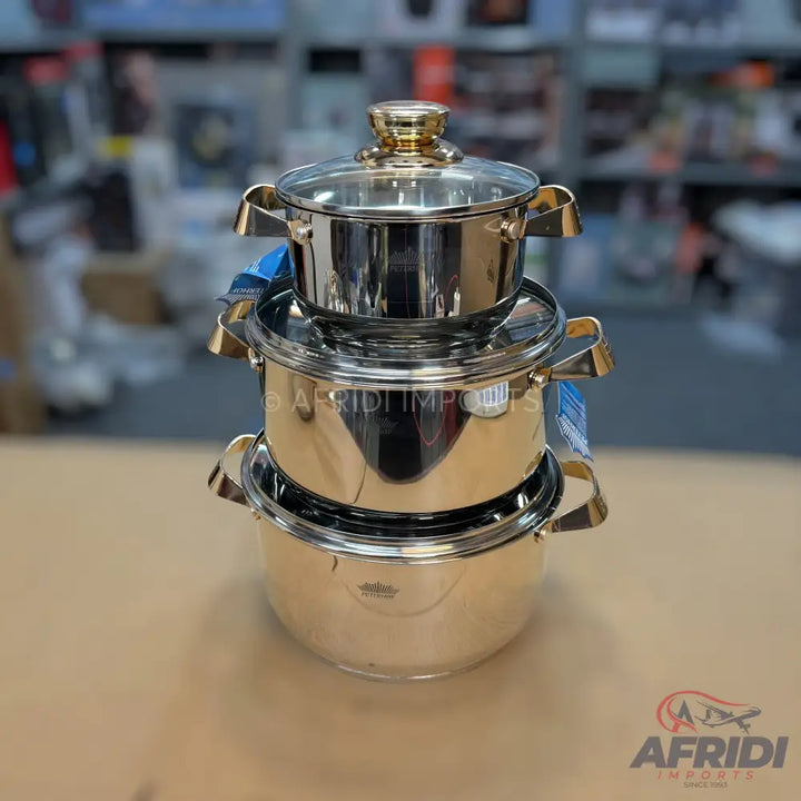 German Lot Peterhof 8 Piece Cookware Set