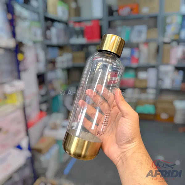 Golden Crystal Water Bottle