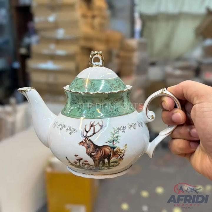 Hand Made porcelain Teapot Set - Made for Europe - Lot Import