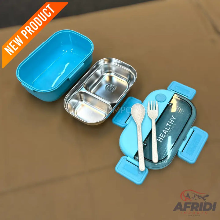 Healthy Insulated Lunch Box - Blue (LF7-B)