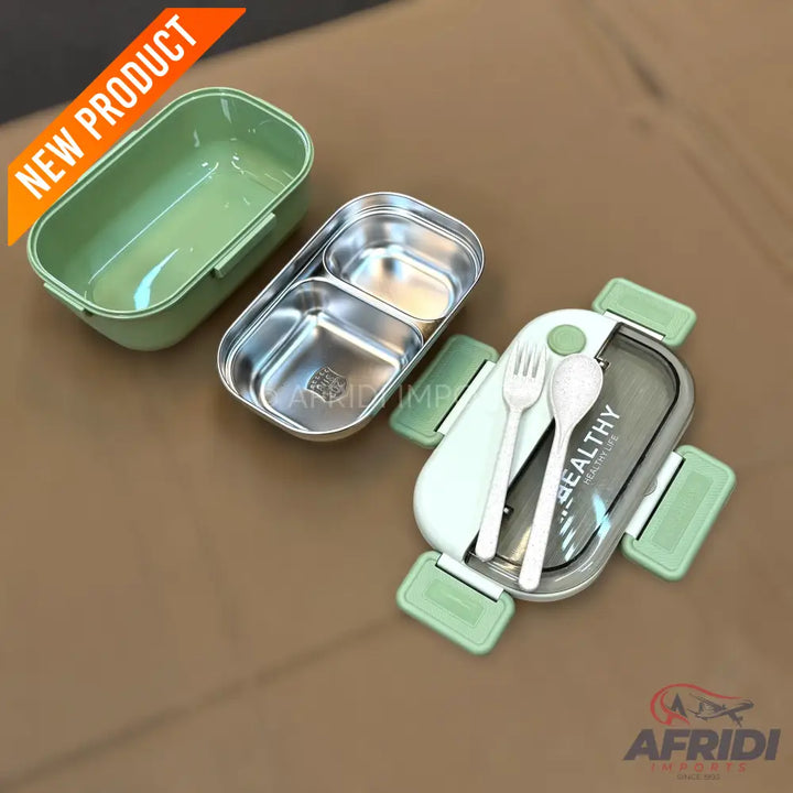 Healthy Insulated Lunch Box - Green (LF7-C)