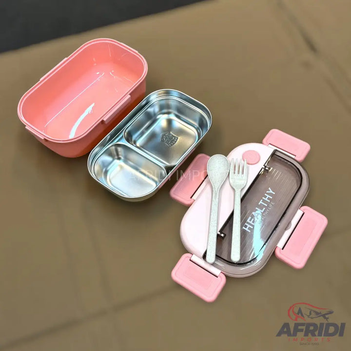 Healthy Insulated Lunch Box - Pink (LF7-D)