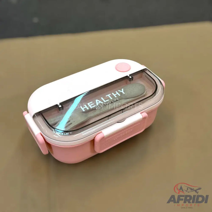 Healthy Insulated Lunch Box - Pink (LF7-D)