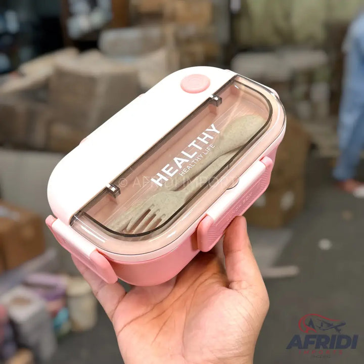 Healthy Insulated Lunch Box - Pink (LF7-D)