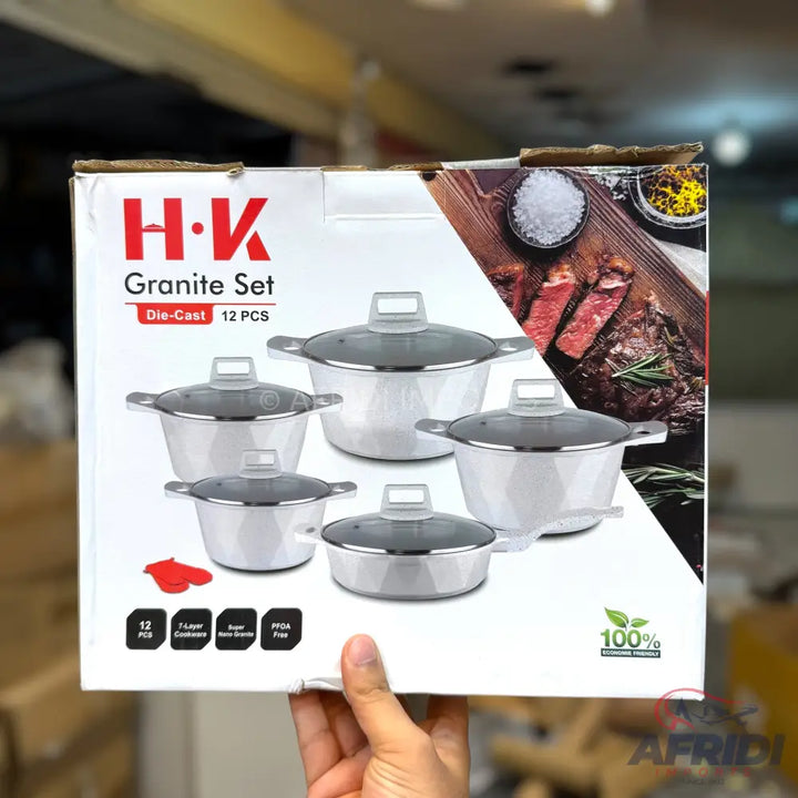 HK 12 Piece Granite Set