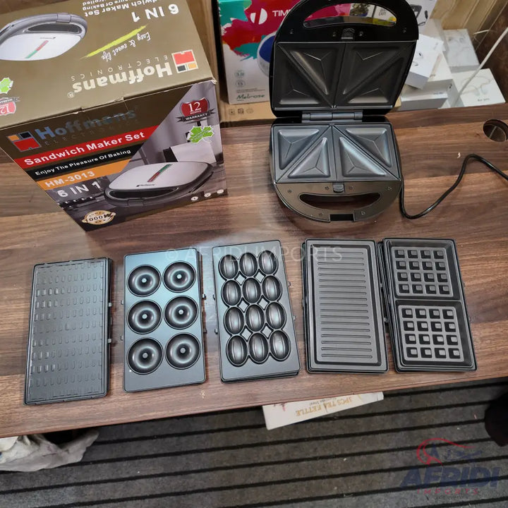 Hoffmans 6 in 1 Sandwich Maker German Lot