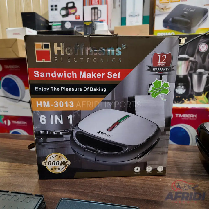 Hoffmans 6 in 1 Sandwich Maker German Lot