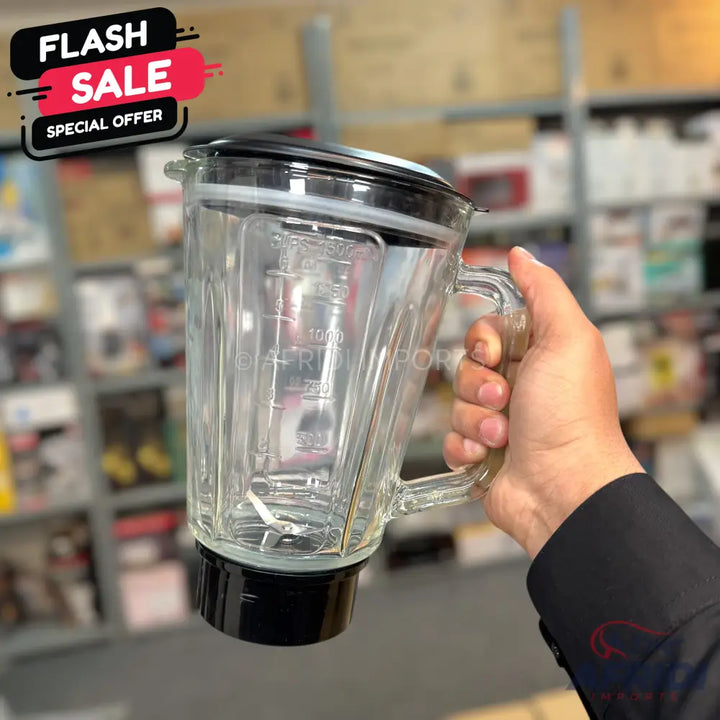 Italy Lot Imported Zanussi Glass Blender