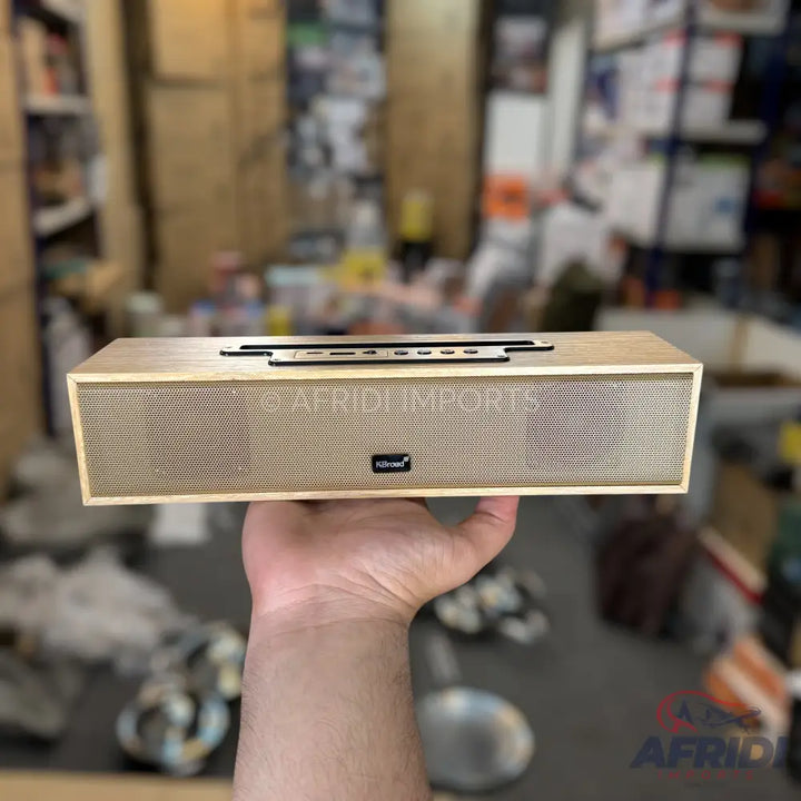 KBroad Wooden Bluetooth Speaker Mobile Stand