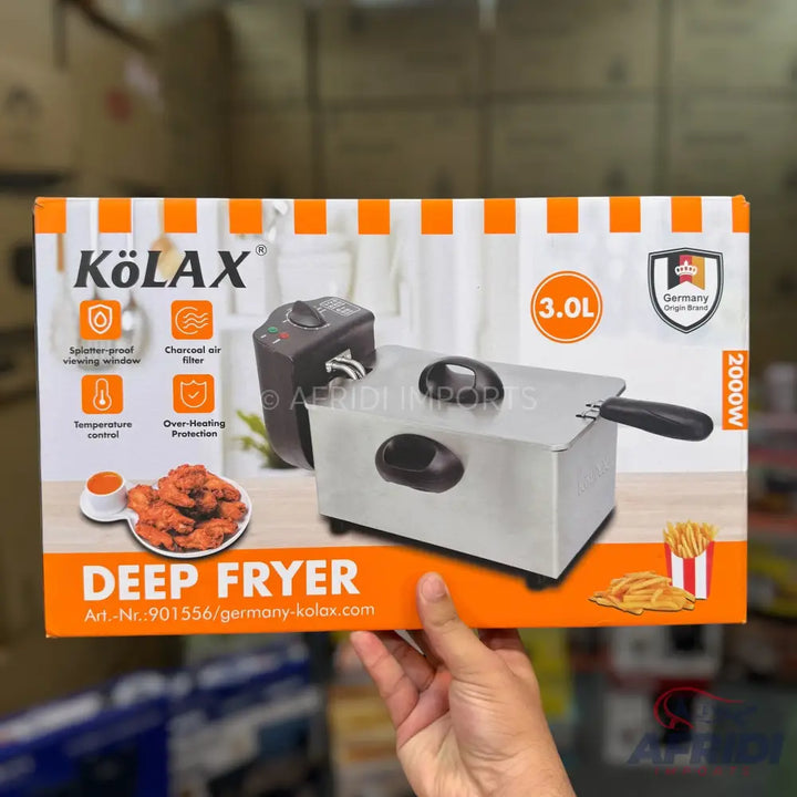 Kolax 3L Electric Deep Fryer German Lot
