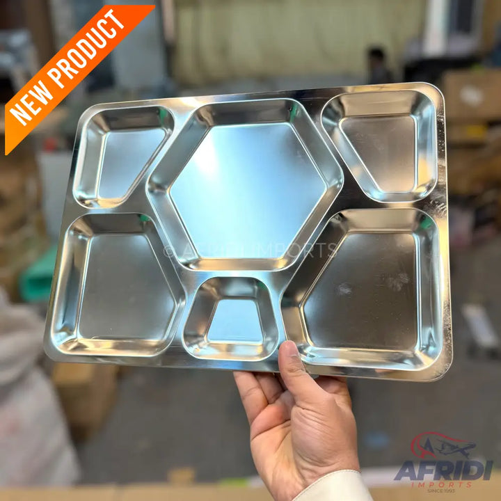 Korean Style New Lunch Tray - 6 Section