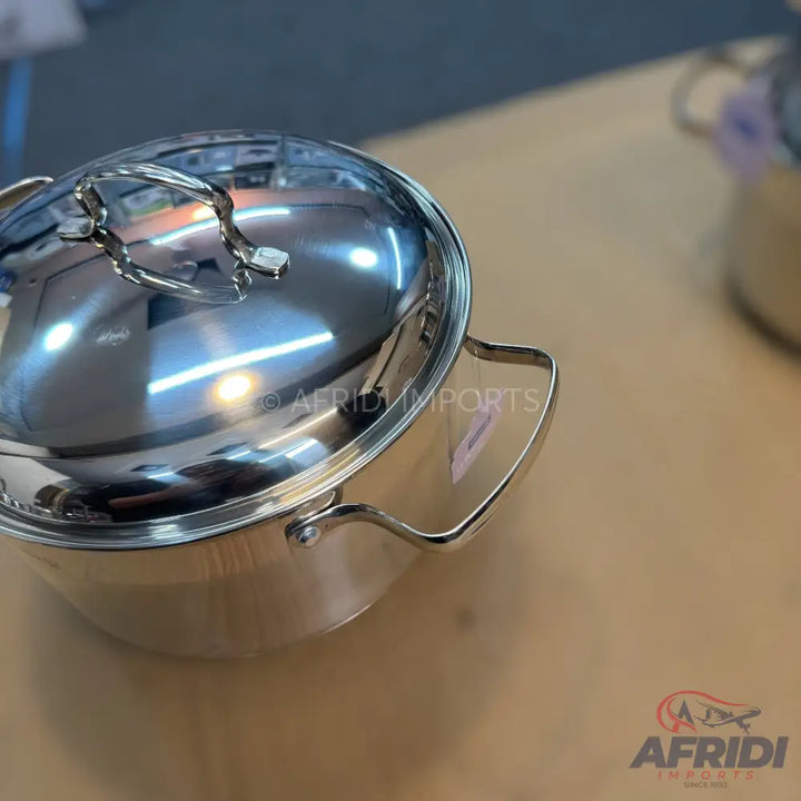 Kormaz 11 Piece Cookware set with Glass & Metal Lid Turkish Lot