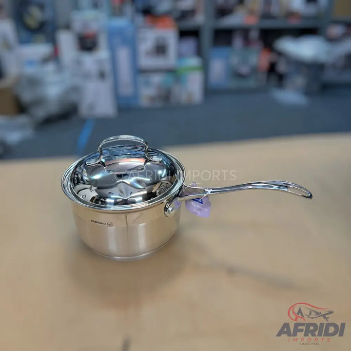 Kormaz 11 Piece Cookware set with Glass & Metal Lid Turkish Lot