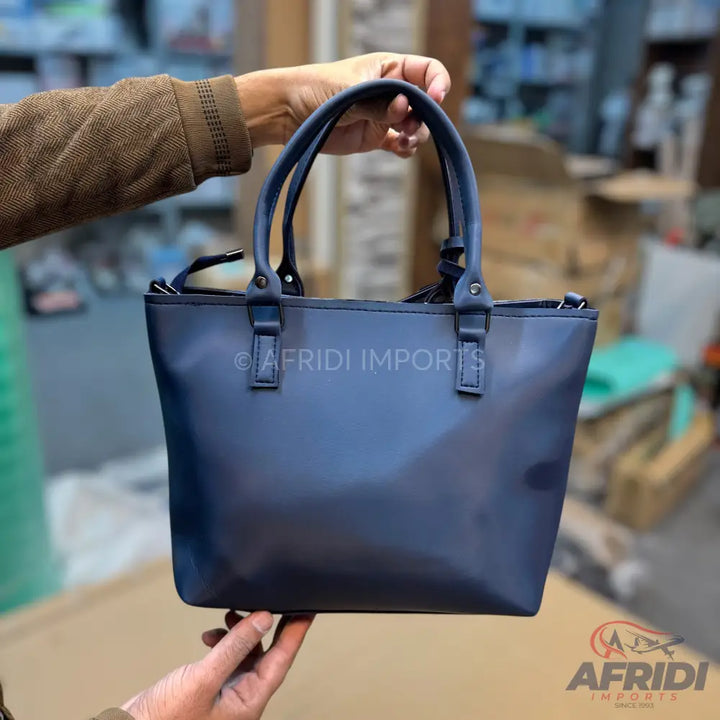 Ladies Purse - Blue Print
