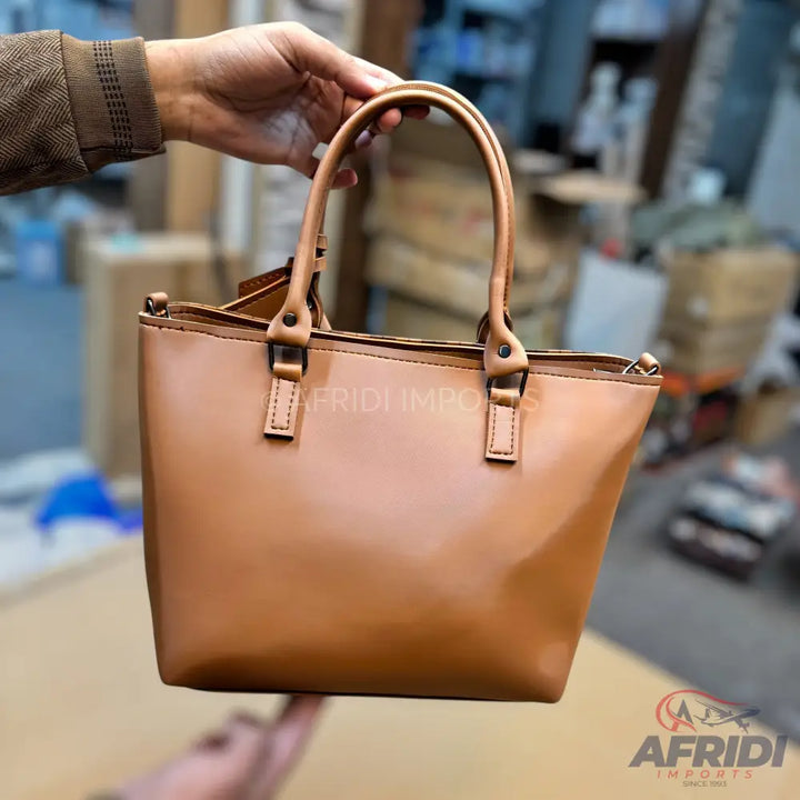 Ladies Purse - Brown Print