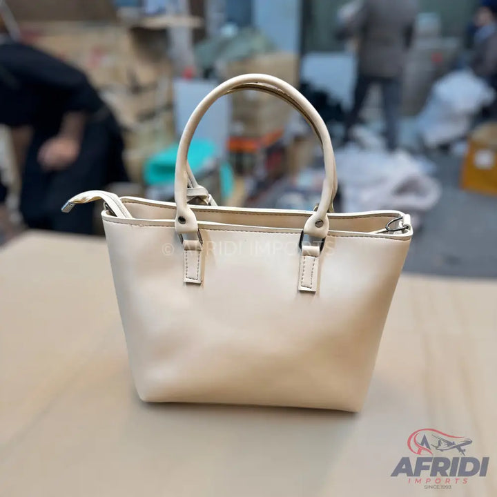 Ladies Purse - Cream Print